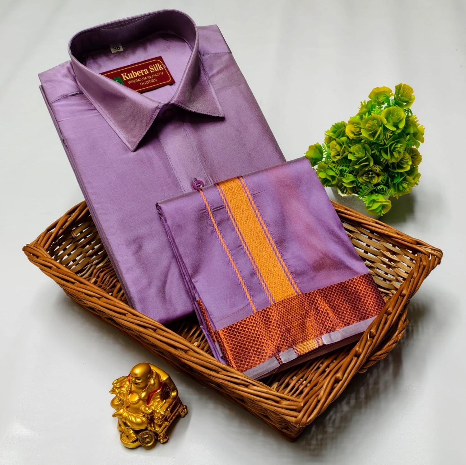 Pattu Dhoti Shirt