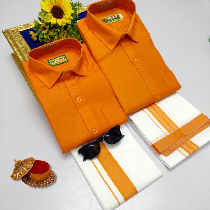 Dad & Son Dhoti Shirt