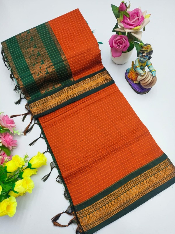 Checked Kalyani Cotton