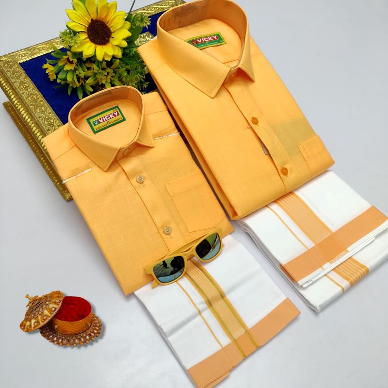 Dad & Son Dhoti Shirt