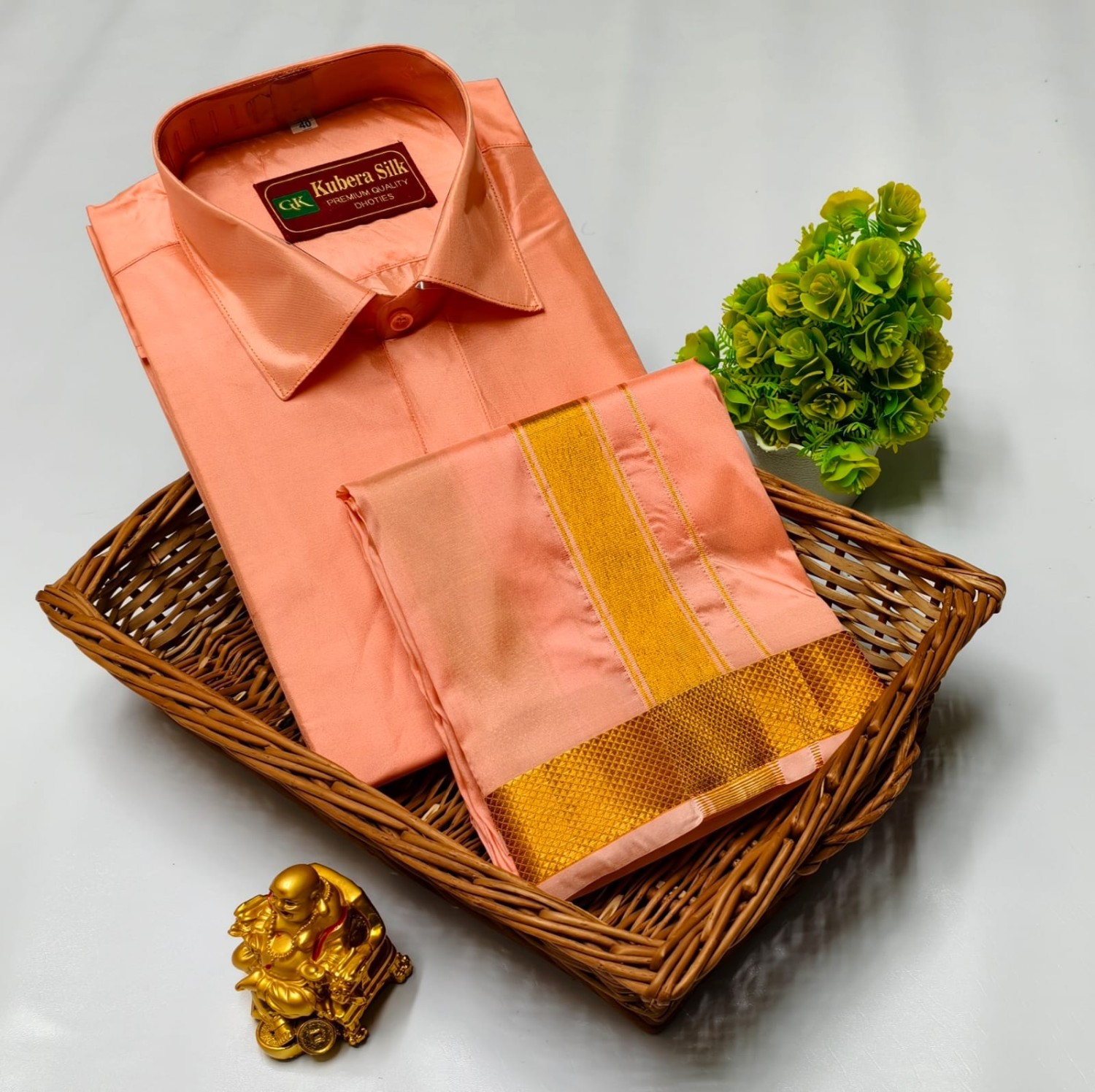 Pattu Dhoti Shirt