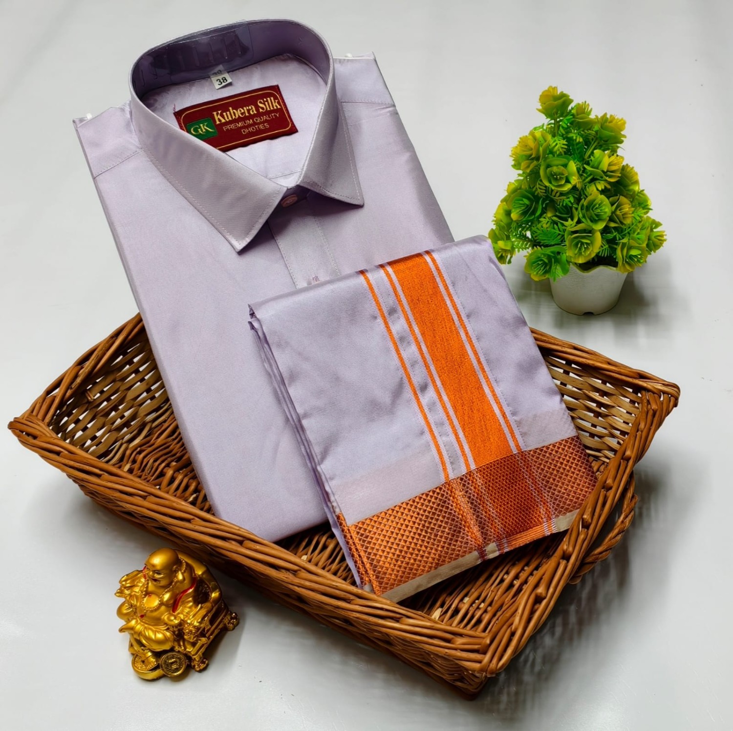 Pattu Dhoti Shirt