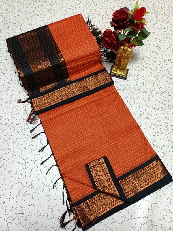 Checked Kalyani Cotton