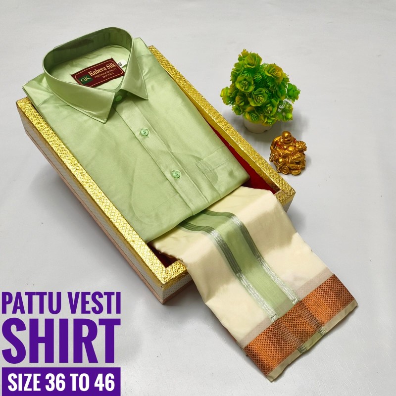 Pattu Dhoti Shirt