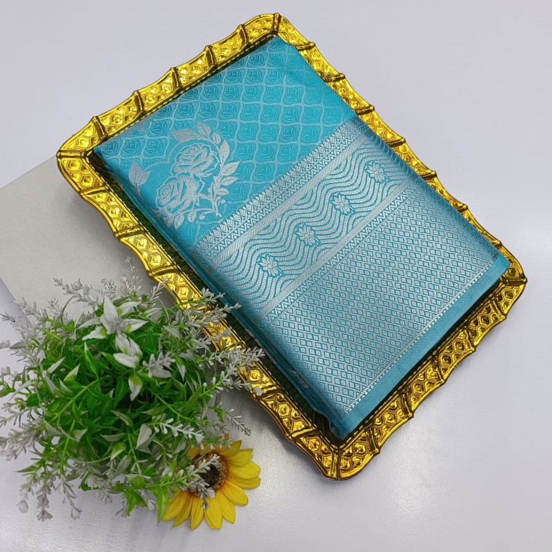 Silk Bhutta Embossed Sarees