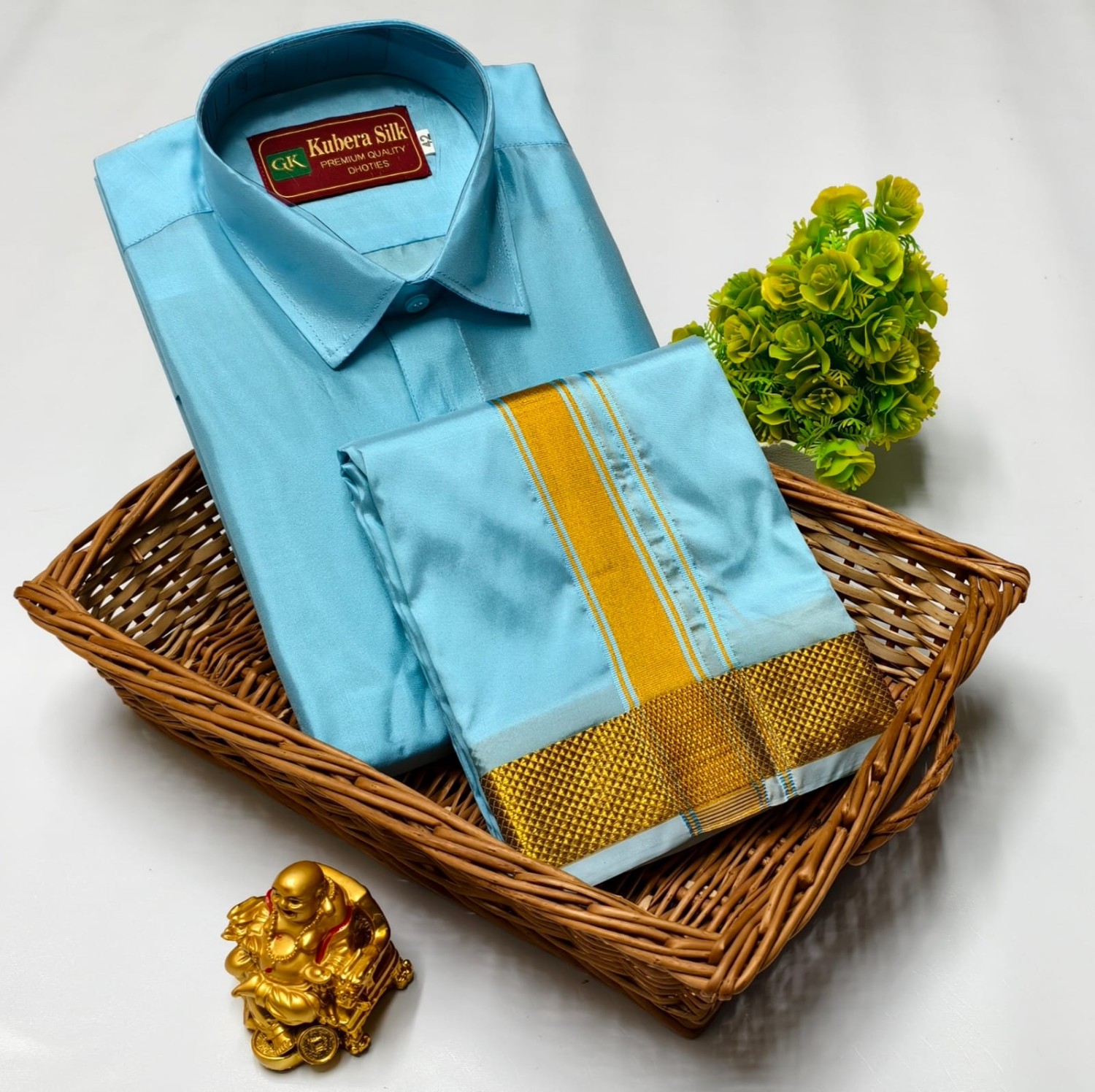 Pattu Dhoti Shirt