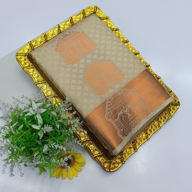 Silk Bhutta Embossed Sarees