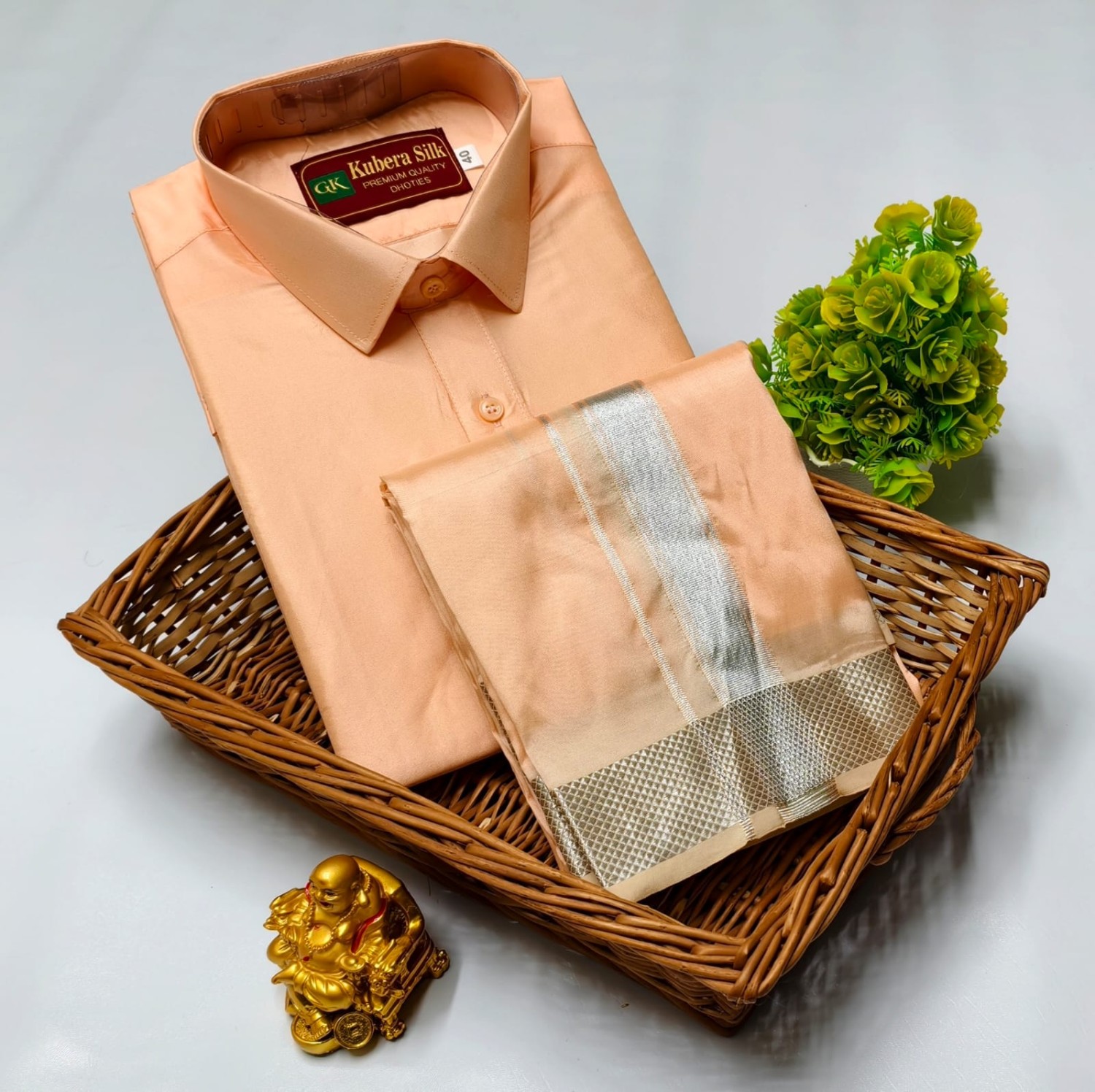 Pattu Dhoti Shirt