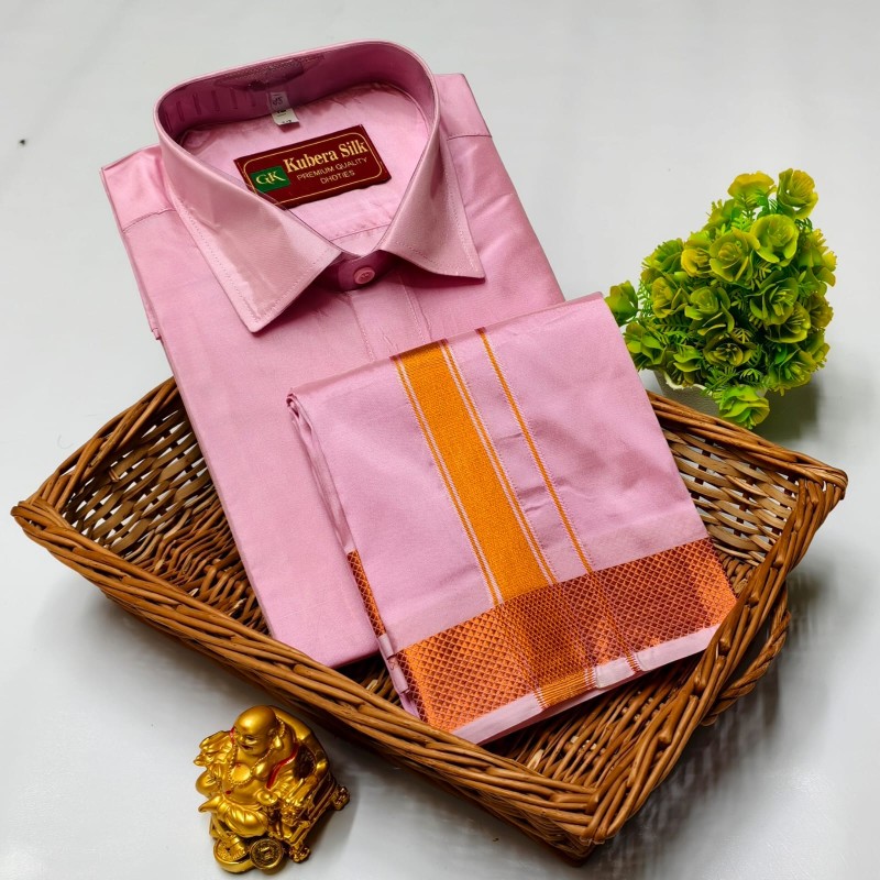 Pattu Dhoti Shirt