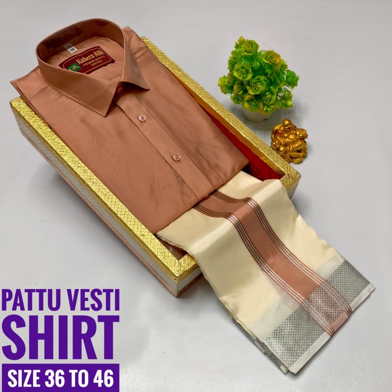 Pattu Dhoti Shirt