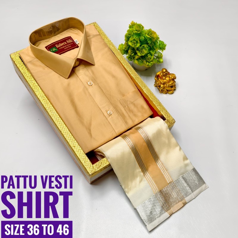 Pattu Dhoti Shirt
