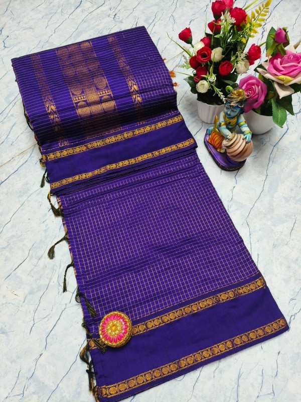 Checked Kalyani Cotton