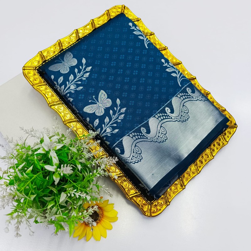 Silk Bhutta Embossed Sarees