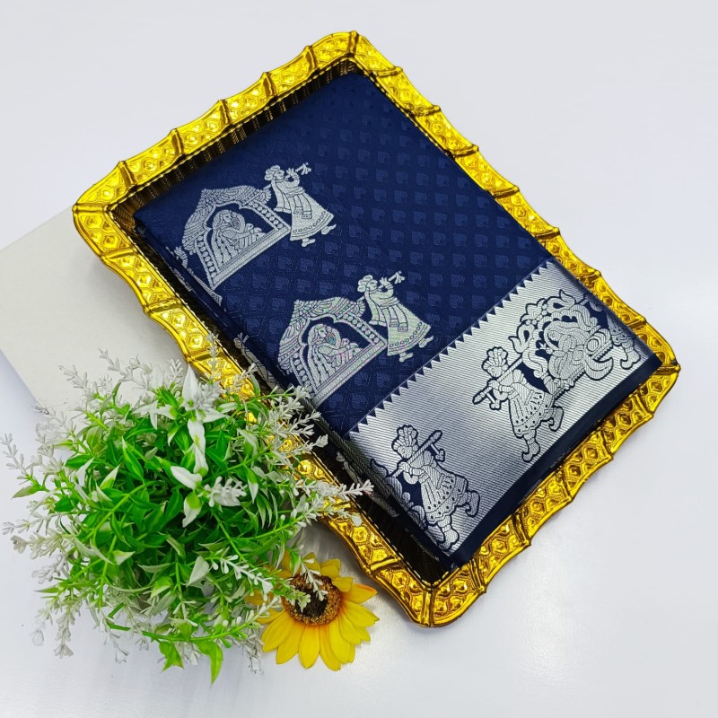 Silk Bhutta Embossed Sarees
