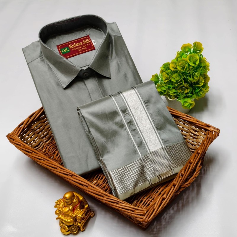 Pattu Dhoti Shirt