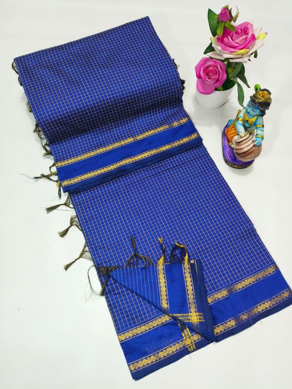 Arani Checked Cotton Sarees