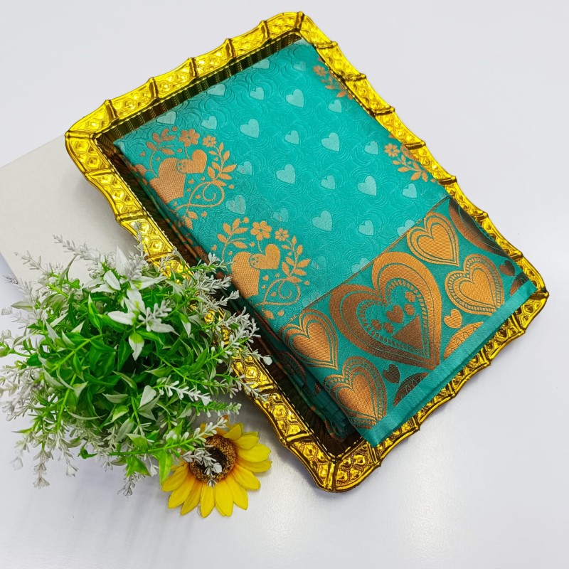 Silk Bhutta Embossed Sarees