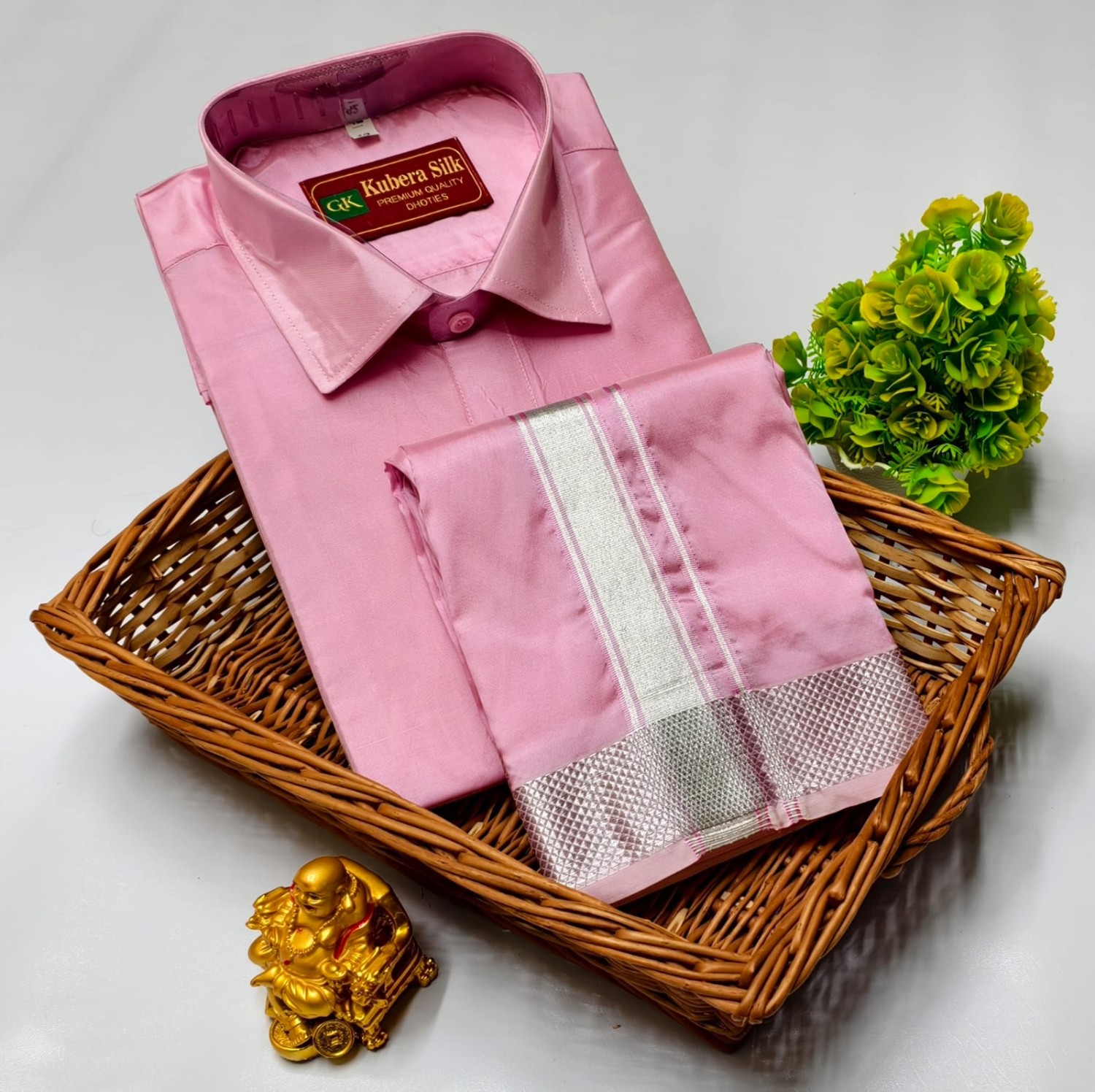 Pattu Dhoti Shirt