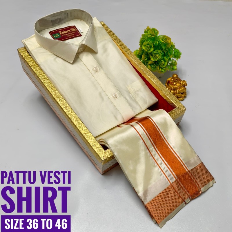 Pattu Dhoti Shirt