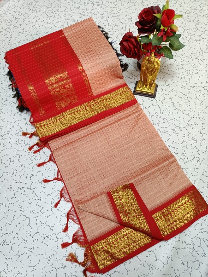 Checked Kalyani Cotton