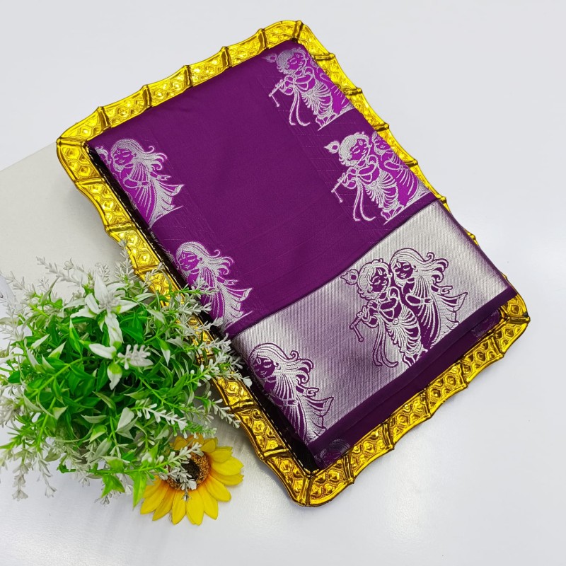 Silk Bhutta Embossed Sarees
