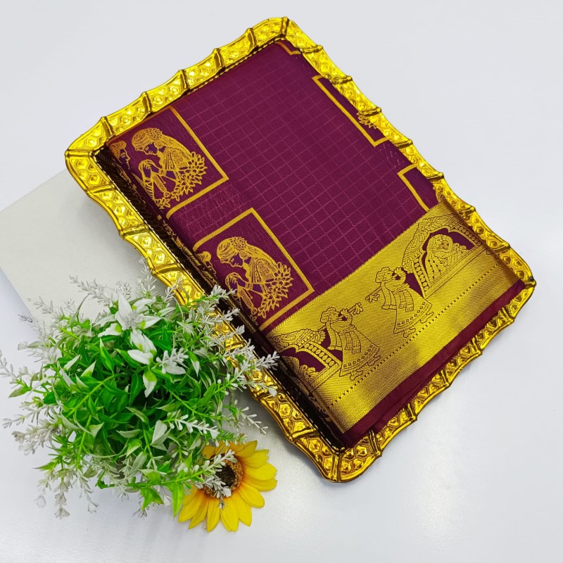 Silk Bhutta Embossed Sarees