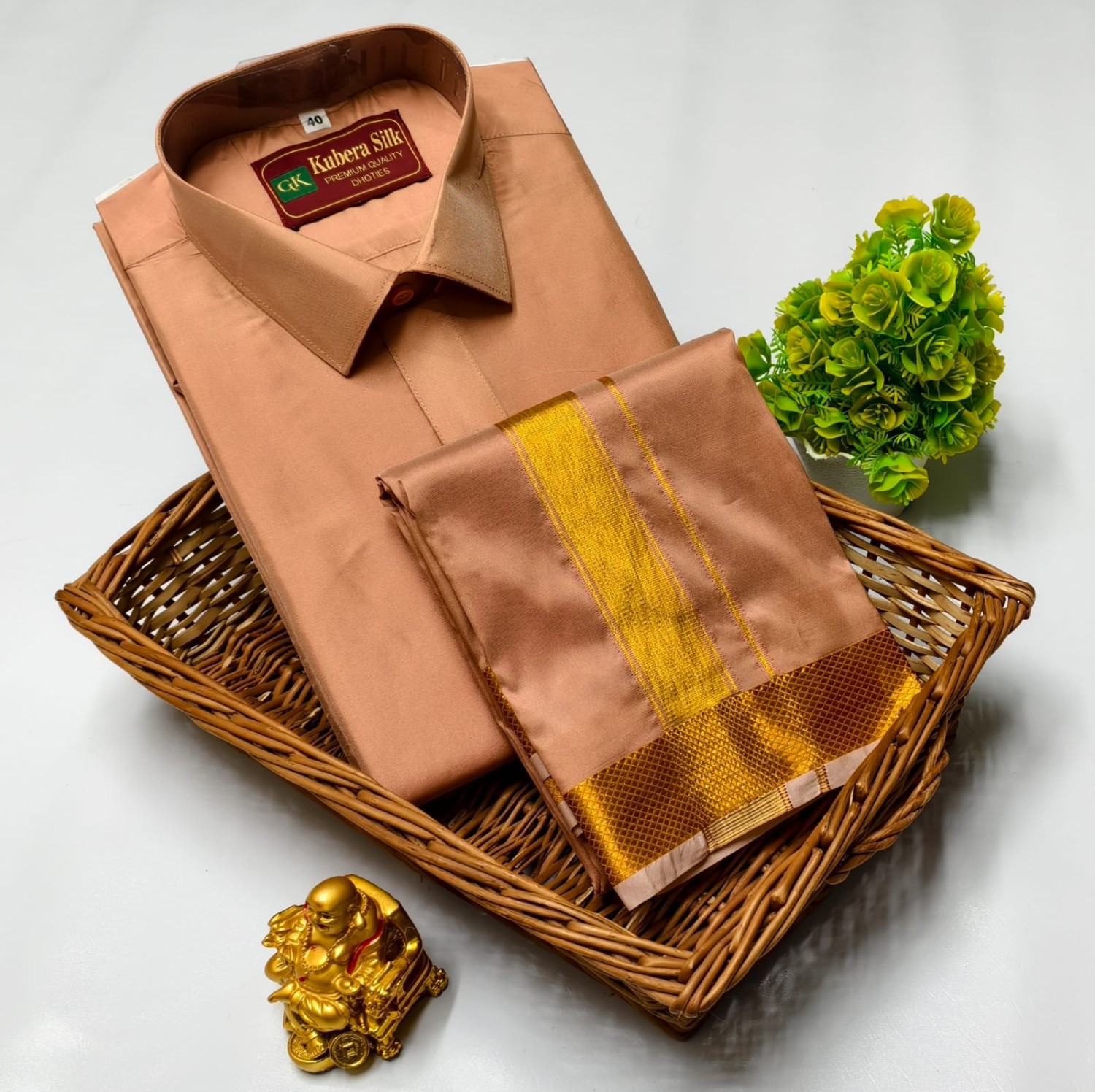 Pattu Dhoti Shirt