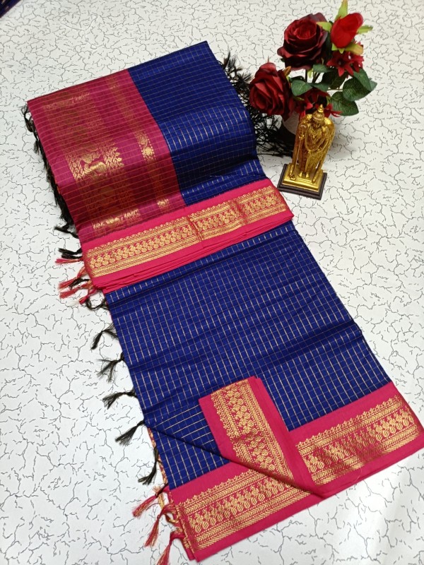 Checked Kalyani Cotton