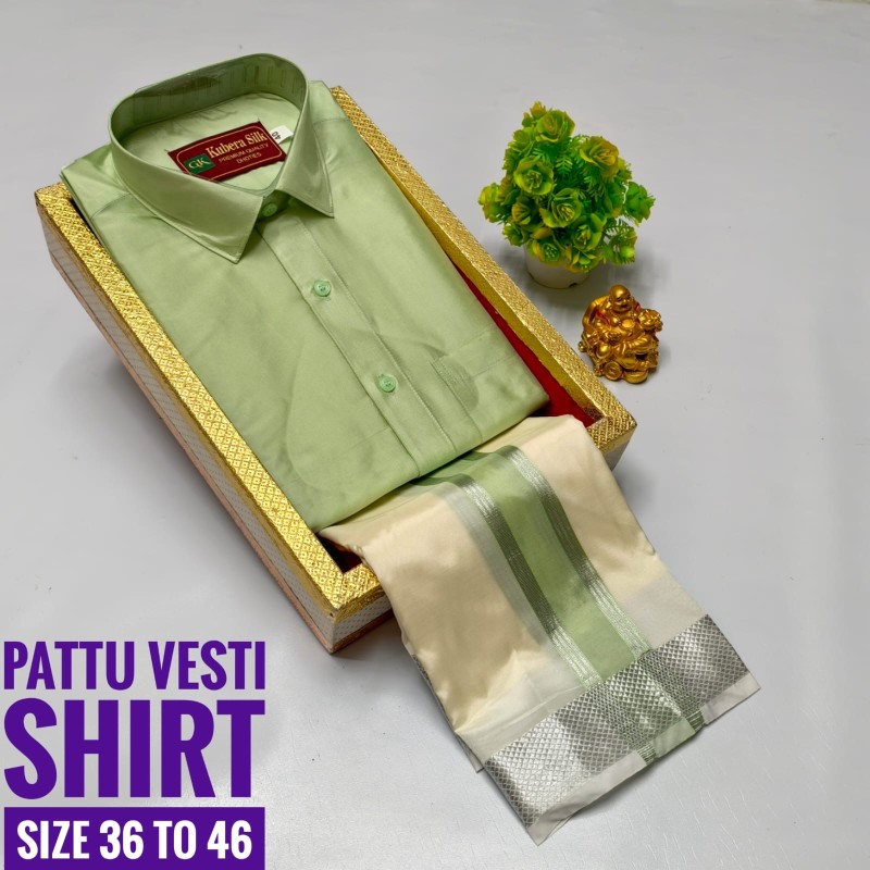 Pattu Dhoti Shirt