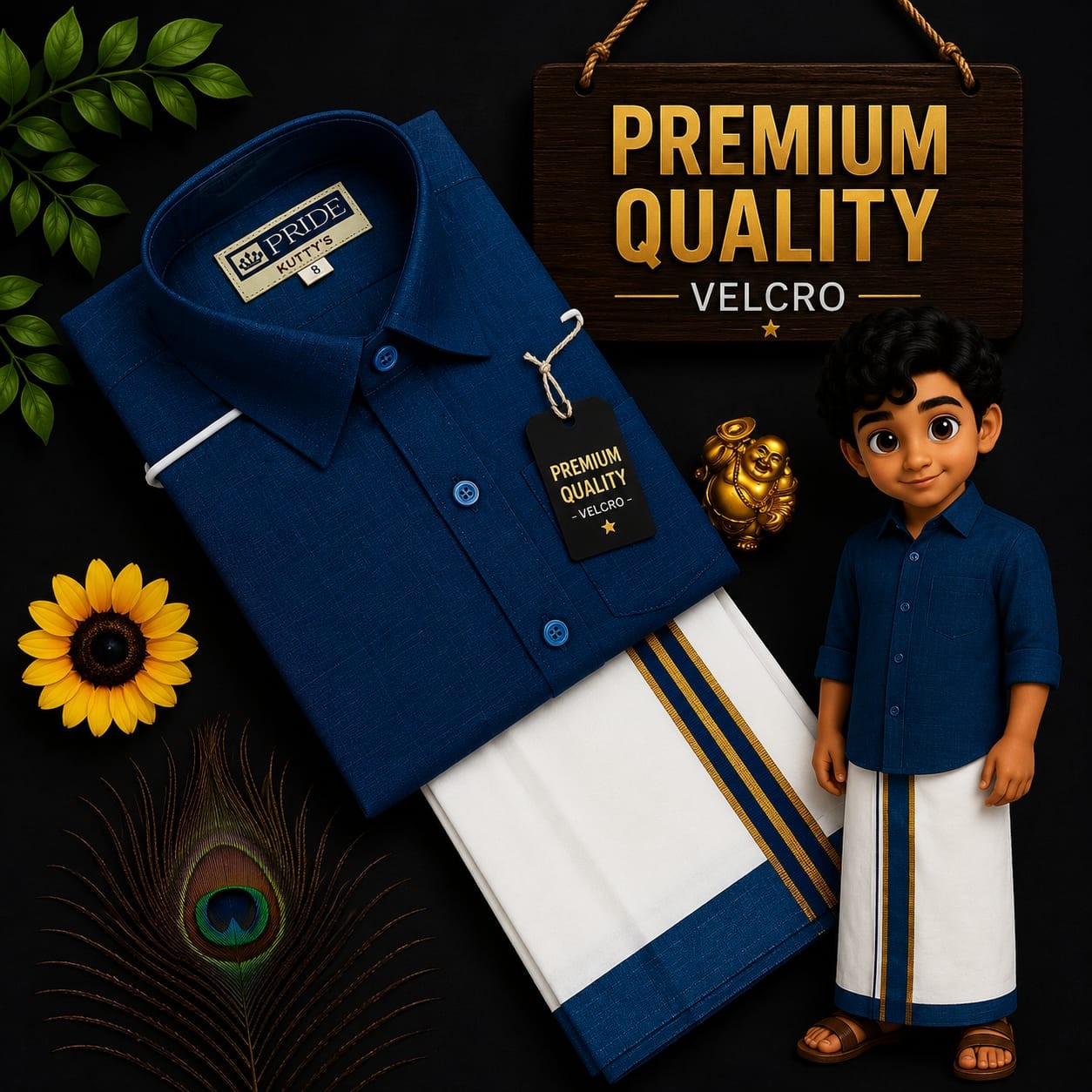 Kids Dhoti Shirt