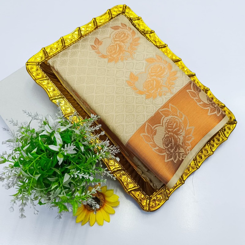 Silk Bhutta Embossed Sarees