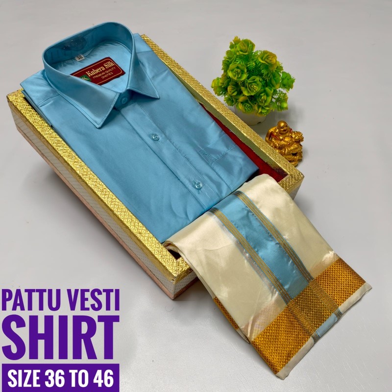 Pattu Dhoti Shirt