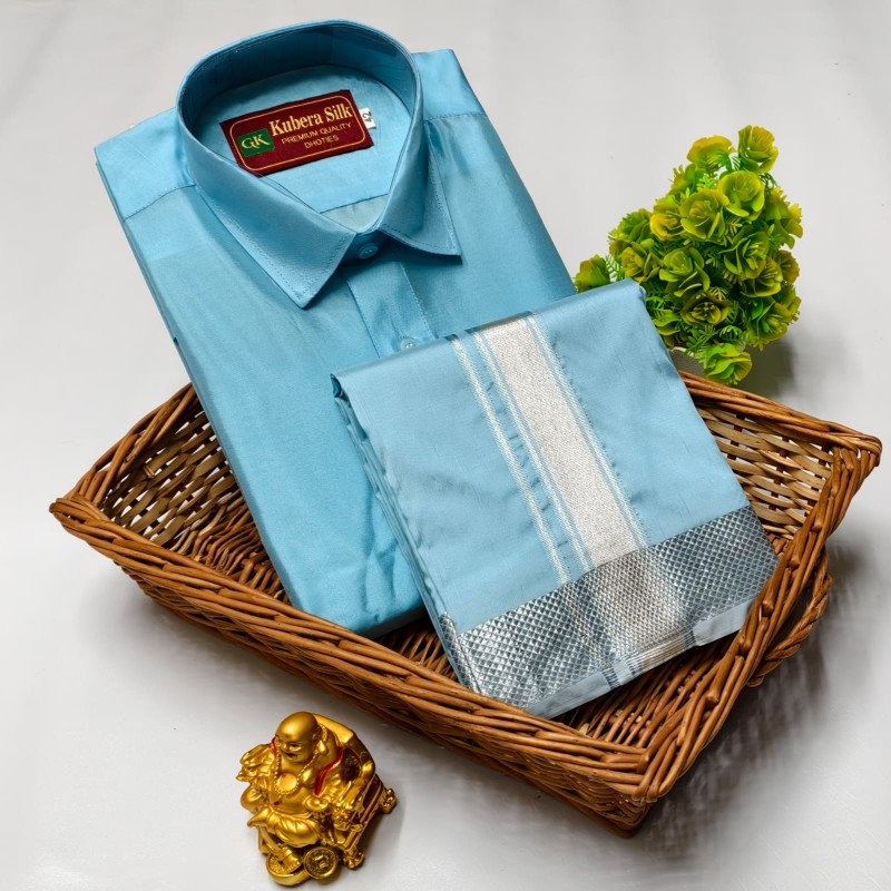 Pattu Dhoti Shirt