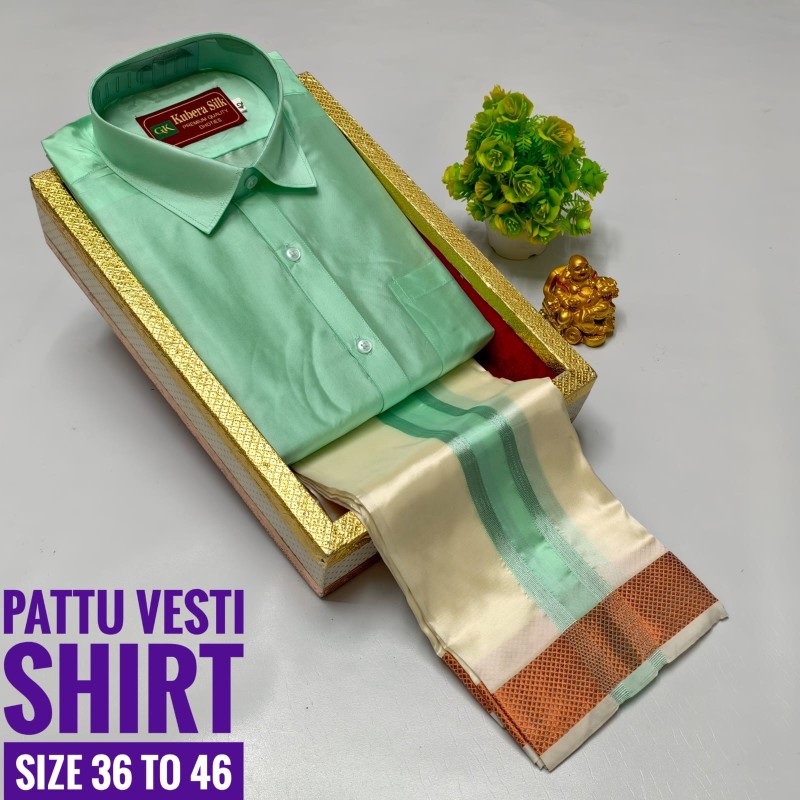 Pattu Dhoti Shirt