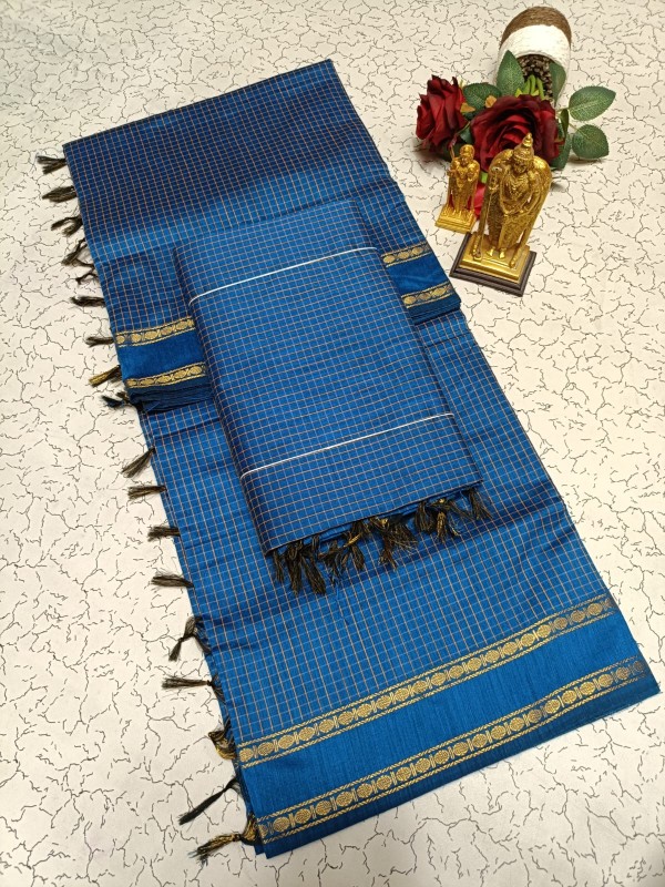 Arani Checked Cotton Sarees