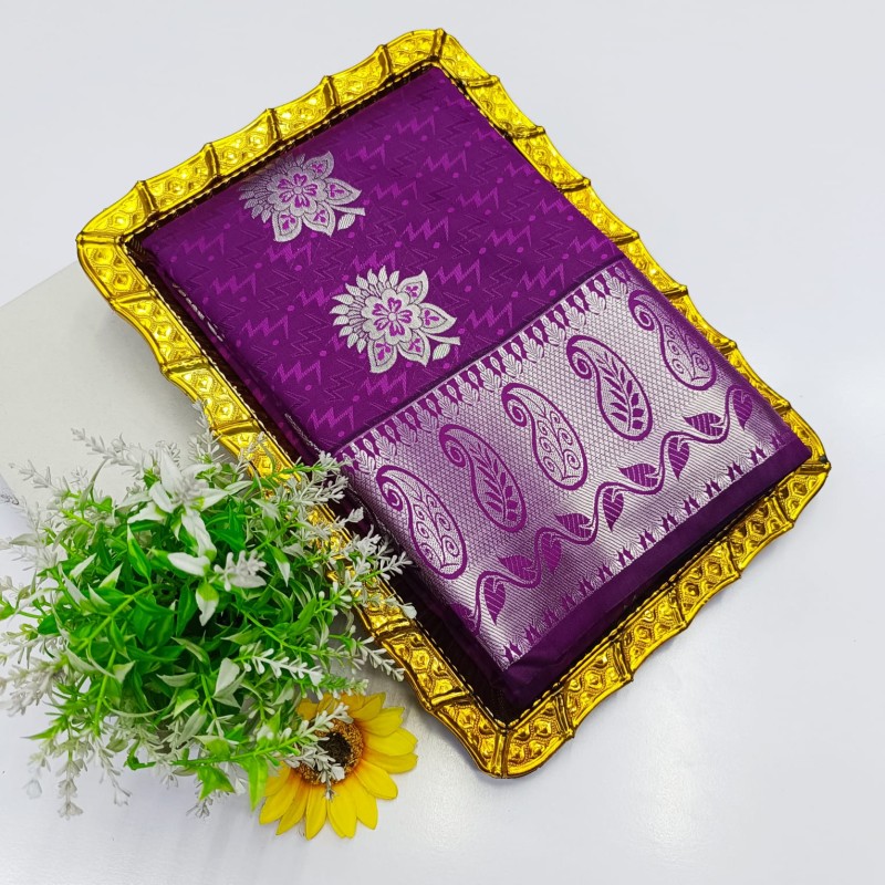 Silk Bhutta Embossed Sarees
