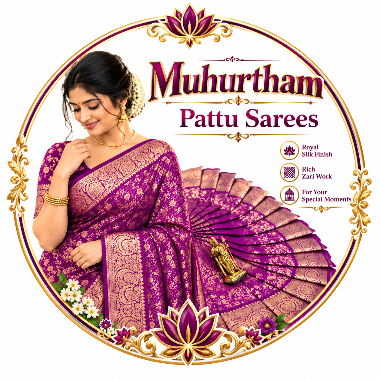 Muhurtham Pattu Sarees