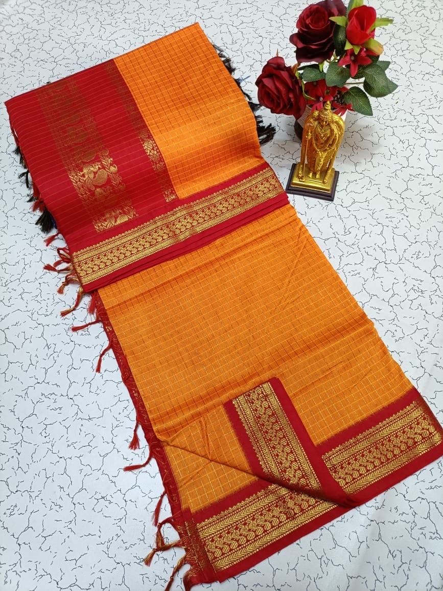 Checked Kalyani Cotton