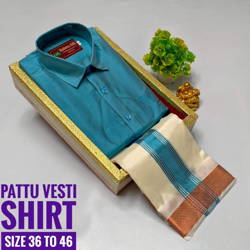 Pattu Dhoti Shirt
