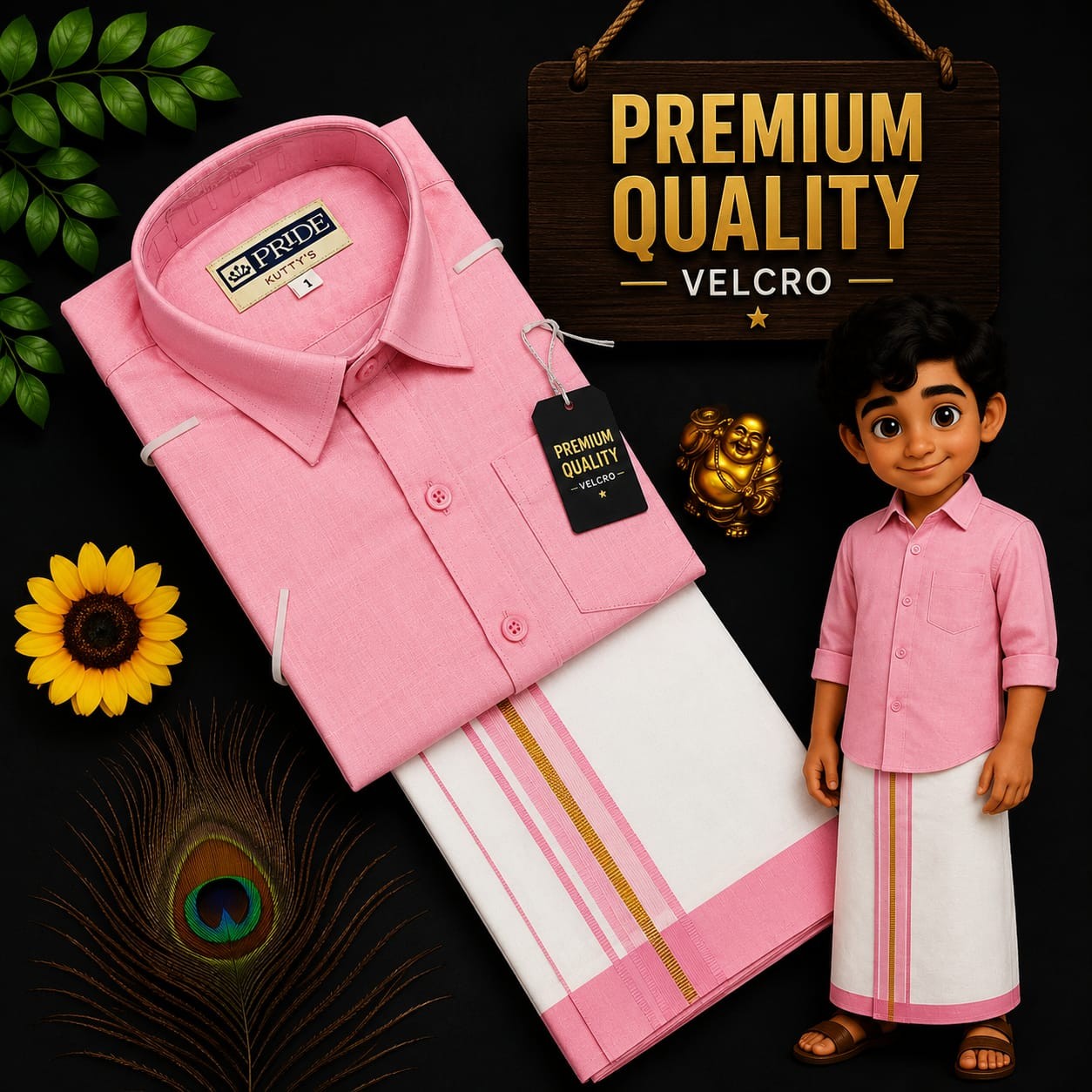 Kids Dhoti Shirt