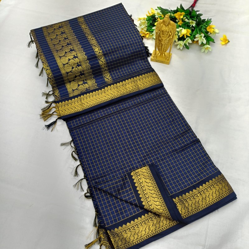 Checked Kalyani Cotton