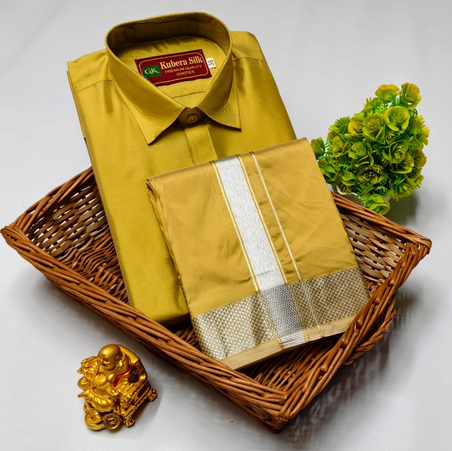 Pattu Dhoti Shirt