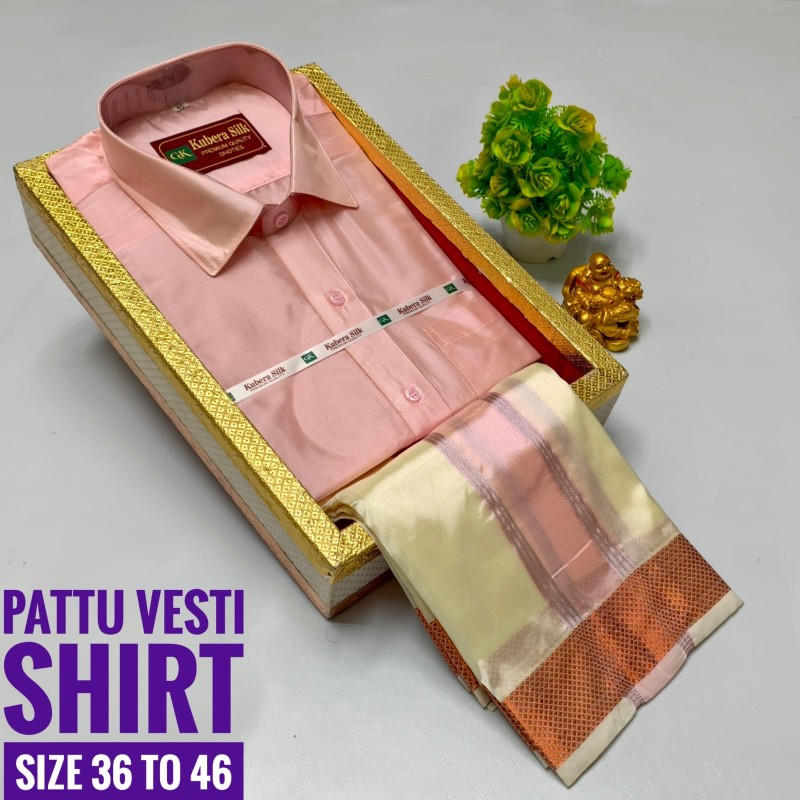 Pattu Dhoti Shirt