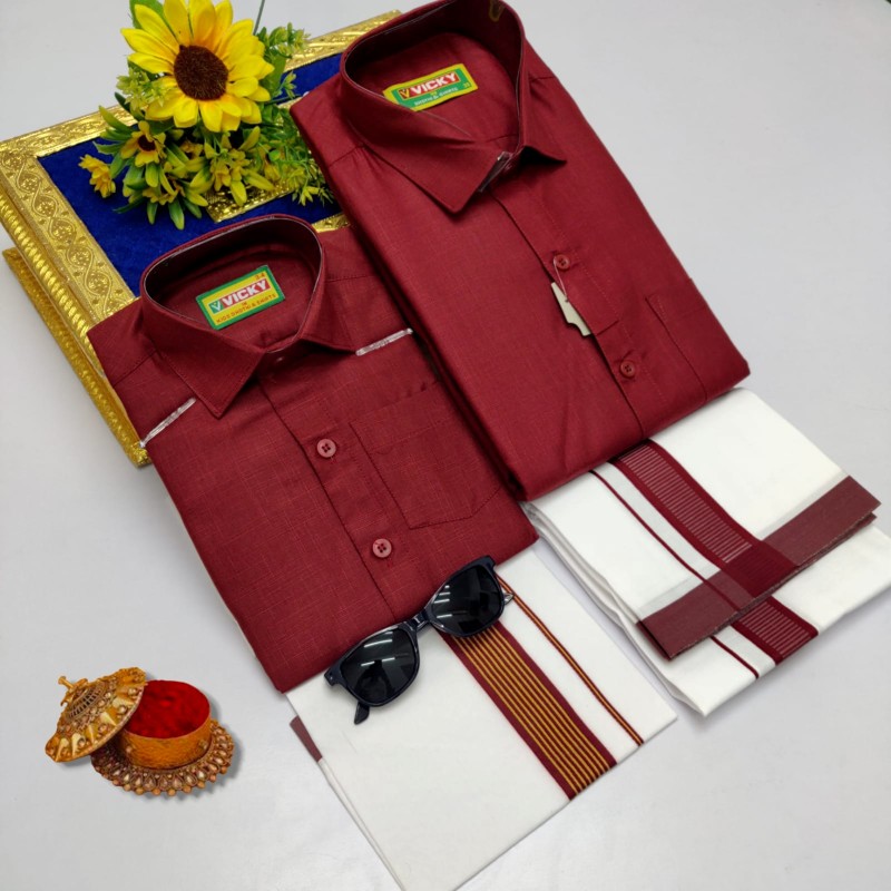 Dad & Son Dhoti Shirt