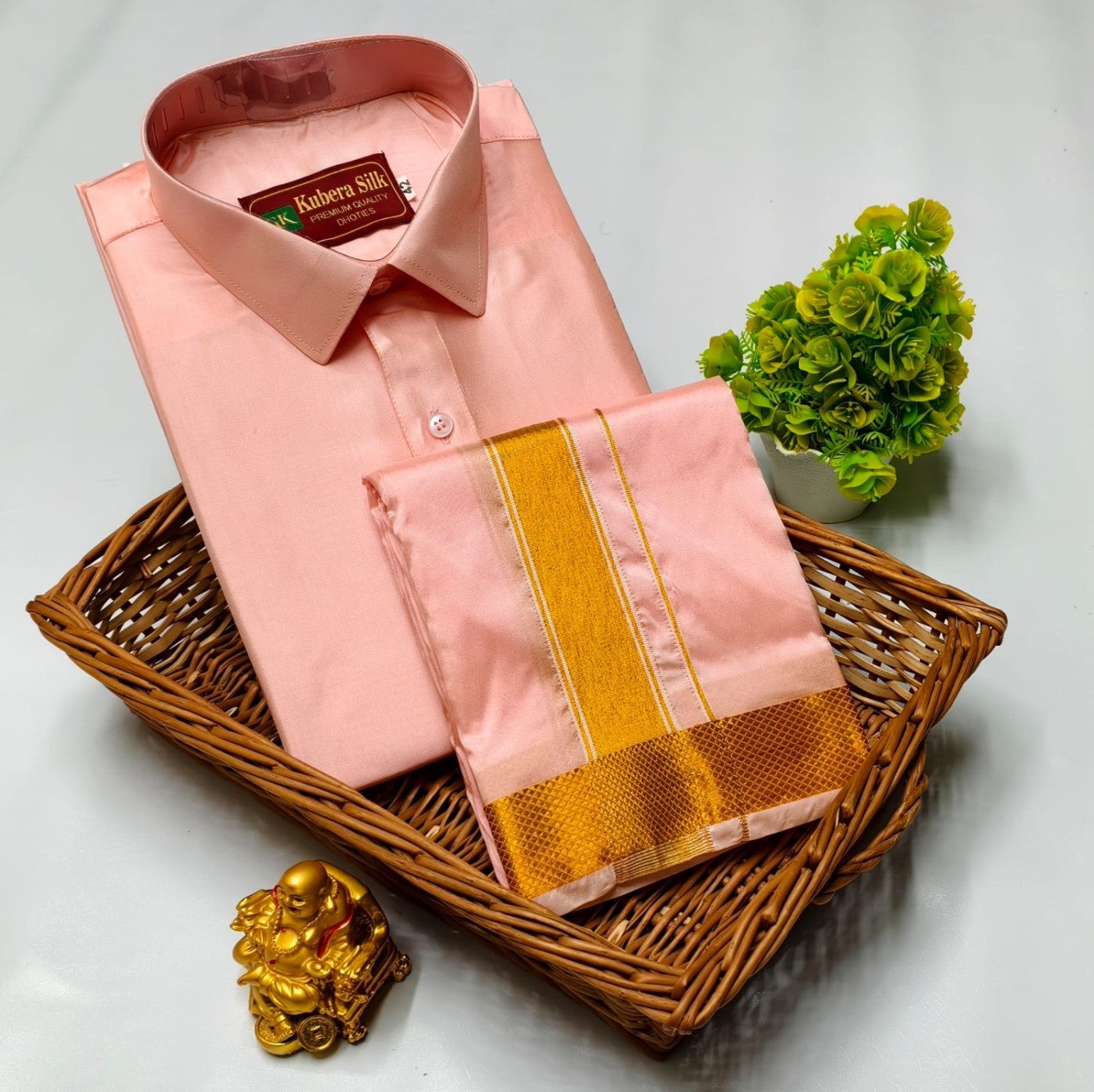Pattu Dhoti Shirt