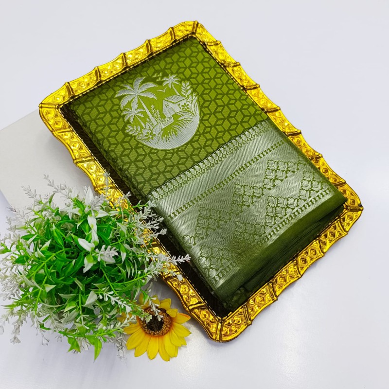 Silk Bhutta Embossed Sarees