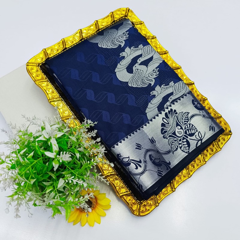 Silk Bhutta Embossed Sarees