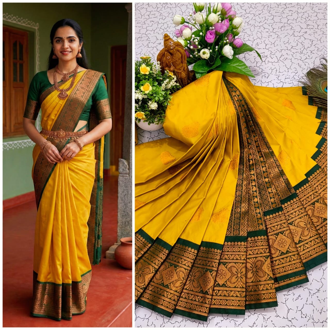 Luxury Korvai Soft Silk
